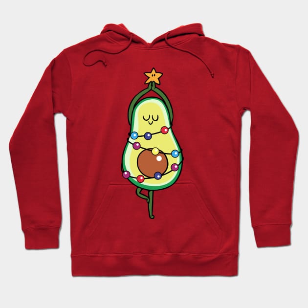 Avo Merry Christmas Hoodie by huebucket